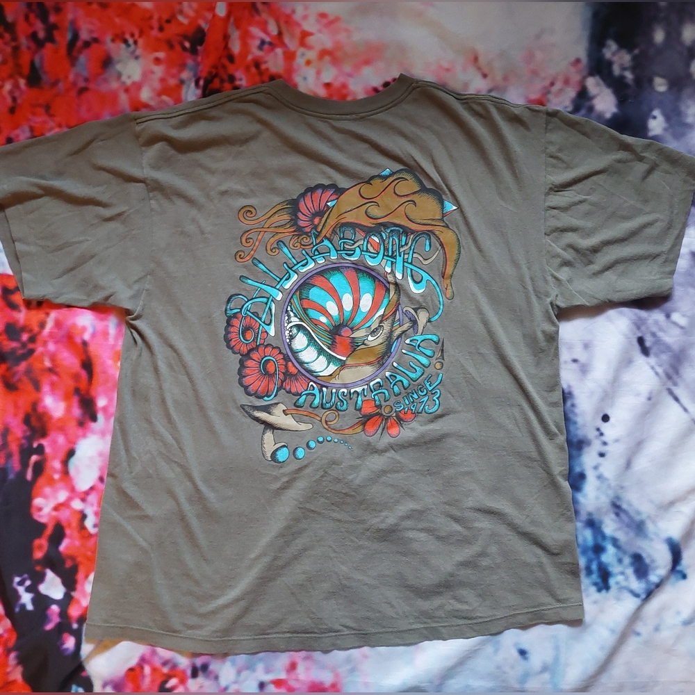 '94 Billabong Trippy Mushroom Single Stitch Shirt